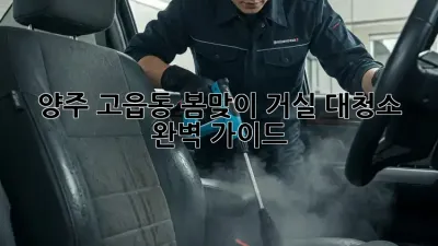 양주 고읍동🏡 봄맞이 거실 대청소✨ 완벽 가이드