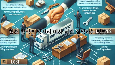 합천 청덕면 앙진리 이사, 시간 절약하는 방법!